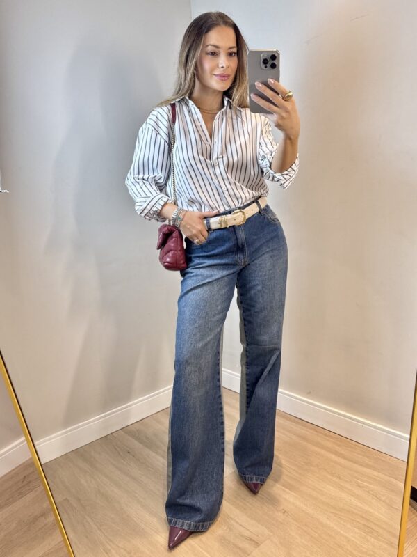 Camisa Listras - Preta