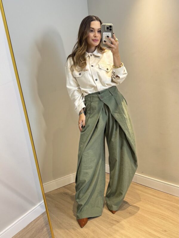 Calça Laiza Cos Duplo - Verde