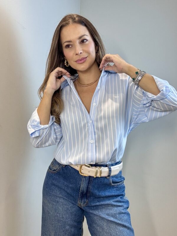 Camisa Listras - Azul