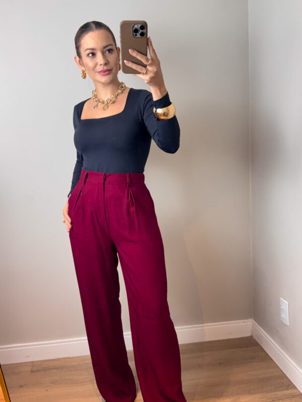 Calça Lívia - Bordô