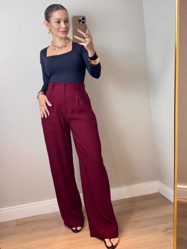 Calça Lívia - Bordô