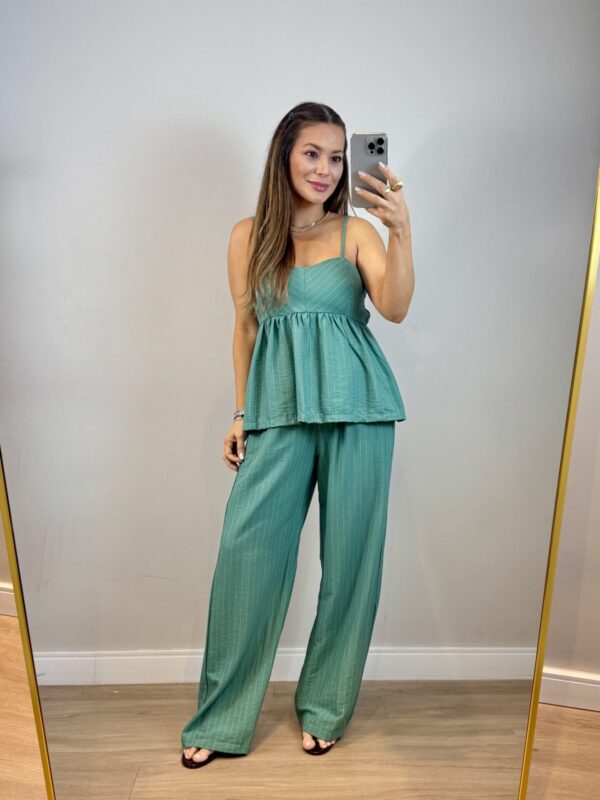Conjunto Calça Blusa Paola - Verde